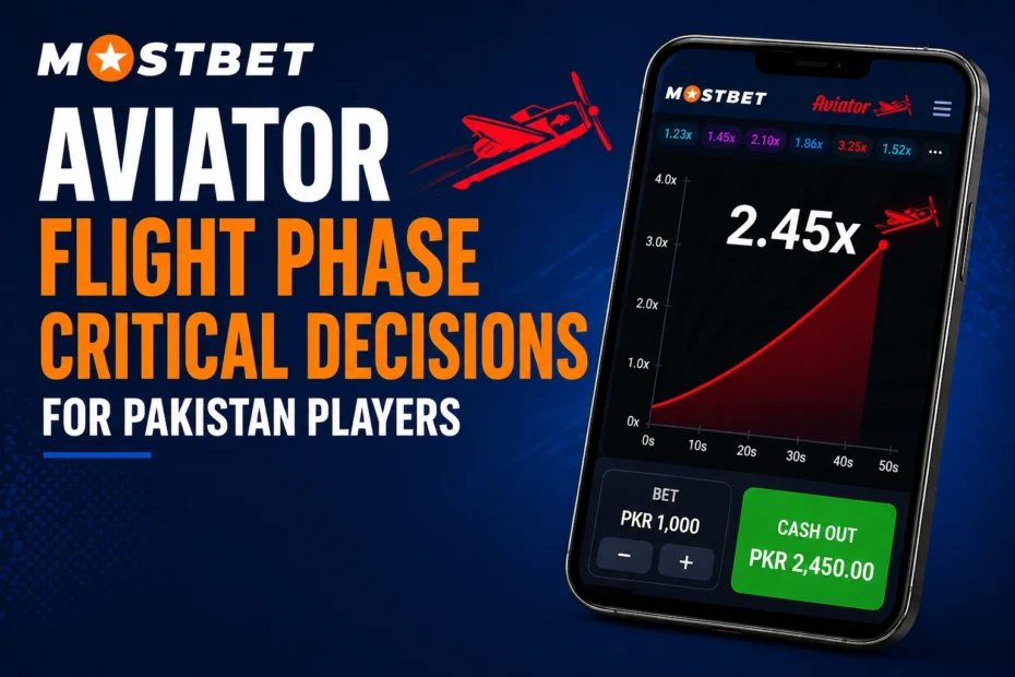 Mostbet Aviator Flight Phase Critical Decisions for Pakistan Players
