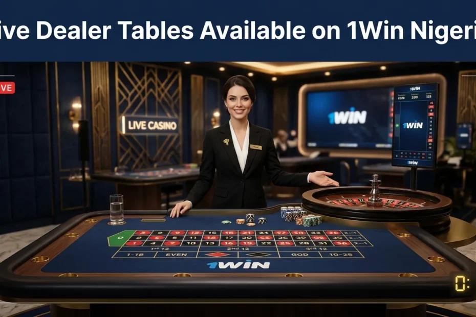 Live Dealer Tables Available on 1Win Nigeria
