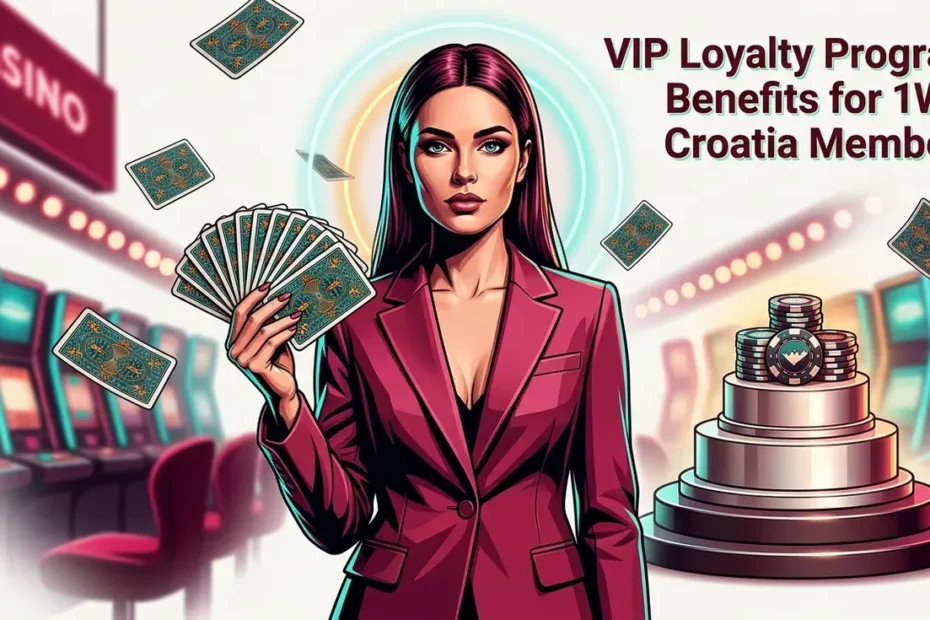 VIP trophy with chips, showing loyalty program benefits.
